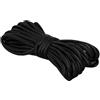 Globellapro Cordoncino di raso nero largo 5 mm per cucito, tessitura, sartoria, 5 m