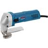 Bosch Professional Cesoia per metallo GSC 75-16 (750 Watt per acciaio fino a 400 N/mm² da 1,6 mm, incl. chiave a brugola da 3 mm, 1 lama superiore e 1 lama inferiore per cesoia per lamiera)