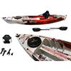 Big Mama Kayak CANOA 1 POSTO SINGOLO ACQUAPRIMA FISHING LIMITED EDITION BIG MAMA KAYAK, MONOPOSTO 310 CM + 3 PORTACANNE + 2 GAVONE + 1 PAGAIA + 1 SEGGIOLINO (FULL PACK) - SNAKE ROSSO