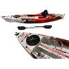 Big Mama Kayak CANOA 1 POSTO SINGOLO ACQUAPRIMA LIMITED EDITION BIG MAMA KAYAK, MONOPOSTO 310 CM + 2 GAVONE + 1 PAGAIA (PACK 1) - SNAKE ROSSO