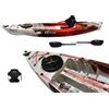 Big Mama Kayak CANOA 1 POSTO SINGOLO ACQUAPRIMA LIMITED EDITION BIG MAMA KAYAK, MONOPOSTO 310 CM + 2 GAVONE + 1 PAGAIA + 1 SEGGIOLINO (FULL PACK) - SNAKE ROSSO