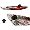 Big Mama Kayak CANOA 1 POSTO SINGOLO ACQUAPRIMA LIMITED EDITION BIG MAMA KAYAK, MONOPOSTO 310 CM + 2 GAVONE + 1 SEGGIOLINO (PACK 2) - SNAKE ROSSO