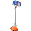 Arte&Sport 2 Ab 1298/6 Impianto basket- minibasket, trasportabile regolabile da Cm.260 a Cm.305