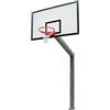 Arte&Sport 2 Ab1302/6 Coppia impianto basket monotubolare sbalzo cm 220 con piastra, sbalzo cm.220. CERTIFICATO A NORMA UNI EN 1270