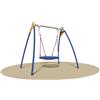 Play Ground Altalena MASHA con sedile nido cod.974 A/B GIOCHIPARK En 1176 Certificati Tuv