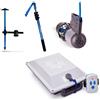 Bixpy motore elettrico per kayak Bixpy K1 Outboard Kit con batteria PP-378 Wh v4 + Adattatore Bixpy Railblaza Universal Hexx + Add Pole Steering con maniglia telescopica