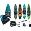 Big Mama Kayak Kayak monoposto divisibile a pedali con pinne BIG MAMA START S500 componibile + GARMIN striker VIVID 5 cv + kit schermo ecoscandaglio