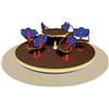 Play Ground Giostra Con Sedili 6 Posti Filo Pavimento Cod.832 B - Giochipark
