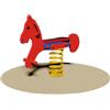 Play Ground Gioco A Molla Cavallo 1 Posto In Legno Da Interrare Cod.869 A/B Giochipark
