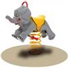 Play Ground Gioco A Molla Elefante In Vetroresina Da Interrare Cod.281 A/b Giochipark En 1176 Certificati Tuv