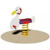 Play Ground Gioco A Molla Papera 1 Posto In Legno Da Interrare Cod.508P A/B Giochipark - En 1176 Certificati Tuv