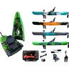 Big Mama Kayak Kayak monoposto divisibile a pedali con pinne BIG MAMA START S500 componibile + GARMIN striker VIVID 7 cv + kit schermo ecoscandaglio