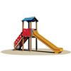 Play Ground Torretta Virginia Con Scivolo In Vetroresina Da Interrare Cod.802SF A/B Open D Giochi - En 1176 Certificati Tuv