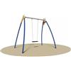 Play Ground Altalena Trilli 1 Posto Da Interrare Con Sedile piano Cod.973P A/B Open D Giochi - En 1176 Certificati Tuv Altalene Offerta In Vendita Su Timesport24