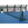 Arte&Sport 2 At1562 /4 Impianto Tennis Da Palestra In Acciaio Spostabile Su Ruote