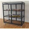 Arte&Sport 2 Ag224/6 Armadio In Rete verniciato Con Ruote E Maniglioni Cm.153x76x165 H. cod.Ag224/6