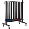 Diamond Accessori RASTRELLIERA PORTA MANUBRI VINILE/NEOPRENE - 95 X 62 X 121 cm - LINEA DIAMOND - COD. RMVN