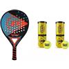 DUNLOP PROMO Pack Racchetta Padel Speed Ultra Dunlop Cod.10312147 + 2 Tubi Palline (6 Pz) Cod.601385 Dunlop