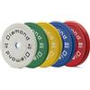 Diamond Accessori Disco Bumper Competizione Pro - diam. 45 cm - Monoblocco centrale in acciaio pieno - Linea Diamond - Cod. DOCD-PN