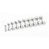 Diamond Accessori Manumbri Cromati - Set 10 Coppie manubri cromati 1-10 kg - cod.MCS1-10 Diamond Fitness