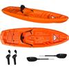 Big Mama Kayak kayak fishing canoa GIL 2.0 BIG MAMA KAYAK canoa monoposto da 254 cm + 2 p.canne interni + seggiolino + pagaia - ARANCIO