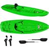 Big Mama Kayak kayak fishing canoa GIL 2.0 BIG MAMA KAYAK canoa monoposto da 254 cm + 2 p.canne interni + seggiolino + pagaia - VERDE