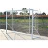 Arte&Sport Af1512/b Coppia Porte Calcetto In Acciaio Con Bussole Da Interrare M. 3x2 Certificata En749