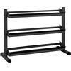 JK Vertical Rastrelliera Porta Manubri 3 Ripiani 132.5x54.5x95 cm- Linea Vertical JK - Cod. RMJ-3R