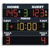 Favero Tabellone Elettronico Segnapunti Omologato Fiba 200x180x9cm - Versione Con Scritte Fisse: Locali-ospiti Indicato Per Pallacanestro , Calcio A 5, Pallavolo, Tennis. Fs-120 Art.240