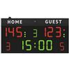 Favero Tabellone Segnapunti Multisport - Pallacanestro, Pallavolo, Calcio A 5, Pallamano, Pallanuoto,ping Pong, Pugilato, Adatto In Piccoli Palazzetti Sportivi. Omologato Fiba, Livello 3. Cod.fc50h20 Art.3045020 - 140x73x9cm