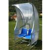 Arte&Sport 2 Af1502/2 Panchina Allenatori Lunghezza 1 Metro (2 Posti) Panchina Da Calcio Copertura In Policarbonato Alveolare, Tetto Curvo Seduta In Scocche Di Pvc
