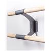 Dinamica Ballet Supporto Sbarra da danza fissa a parete Arabesque Doppia color argento Dinamica Ballet Cod. 30590321 (sbarra non inclusa)