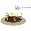 Play Ground Giostra Carosello per disabili Cod.1025-A - Giochipark -