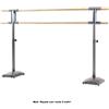 Dinamica Ballet Sbarra Danza Mod.royale Altezza Regolabile 10 Posizioni - Base In Ghisa Con Ruote - 2 Sbarre In Legno Da 2 Metri Cod.30592422 Dinamica Ballet