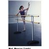 Dinamica Ballet Sbarre Danza Mod.maurice - Base In Ghisa Con Ruote E 2 Sbarre In Legno Da 2 Metri- Cod.30590022 Dinamica Ballet