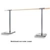 Dinamica Ballet Sbarra Danza Mobile Mod. Avant Con Ruote Con Una Sbarra In Legno Di Pino Lunghezza 3 Metri - Base In Acciaio Cod.30591721 Dinamica Ballet