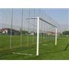 Arte&Sport 2 Af1462/10 Coppia Porte Calcio In Alluminio Con Bussole Da Interrare Mis 5 X 2 certificato UNI EN 748