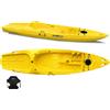Big Mama Kayak Canoa 1 posto singolo Skippy 2.0 Expedition Big mama kayak - Kayak 305 cm con 1 posto adulto + 1 posto bambino + seggiolino (PACK 2) - GIALLO