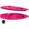 Big Mama Kayak Canoa 1 posto singolo Skippy 2.0 Expedition Big mama kayak - Kayak 305 cm con 1 posto adulto + 1 posto bambino + seggiolino (PACK 2) - ROSA