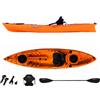 Big Mama Kayak CANOA MONOPOSTO ACQUAPRIMA BIG MAMA KAYAK 310 CM + 2 GAVONE + 3 PORTACANNE + 1 PAGAIA + 1 SEGGIOLINO (FULL PACK) - ARANCIONE