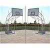 Arte&Sport 2 Ab1300/2 1 Coppia Impianto Basket Olimpionico Sbalzo 220 Cm Traliccio con Ruote e Porta-Zavorra
