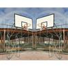 Arte&Sport 2 Ab1300 1 Coppia Impianto Basket Olimpionico a Traliccio con Sbalzo 220 cm.