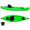 Big Mama Kayak Kayak monoposto Privat 2.0 Big Mama Kayak canoa da 295 cm + 2 gavoni + 1 seggiolino (PACK 2) - VERDE