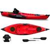 Big Mama Kayak Kayak monoposto Privat 2.0 Limited edition Big Mama Kayak canoa 295 cm + 2 gavoni + 1 pagaia + 1 seggiolino (FULL PACK) - ROSSO