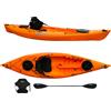Big Mama Kayak Kayak posto singolo Privat 2.0 Big Mama Kayak canoa monoposto 295 cm + 2 gavoni + 1 pagaia+ 1 seggiolino (FULL PACK) - ARANCIONE