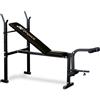 JK Home Panca Piana Regolabile Con Porta Bilanciere Eco Jk6055 Jk Fitness Esercizi; Distensioni, Leg Extension, Leg Curl, Curl Con Manubri