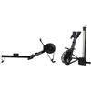 Diamond Professionale Air Rower R-air vogatore Linea Diamond Professionale - resistenza ad aria, trasmissione a catena + salvaspazio + ric. cardio Polar cod.R-AIR