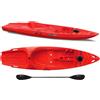 Big Mama Kayak Kayak 1 posto Skippy 2.0 Expedition Big mama Kayak - Canoa 305 cm con 1 posto adulto + 1 posto bambino + pagaia (PACK 1) - ROSSO