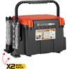 Timesport24 VALIGETTA PORTA ACCESSORI LINKBOX 20 LITRI TACKLE SYSTEM - RAPTURE - PRO SERIES ts24