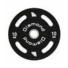 Diamond Accessori Disco Olimpico multipresa Rivestito in Tpu- foro 50 mm- 10 kg. - cod. DGMP-10- DIAMOND FITNESS